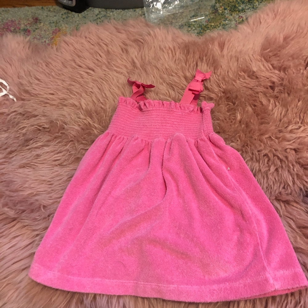 janie and jack bathing suit cover up pink